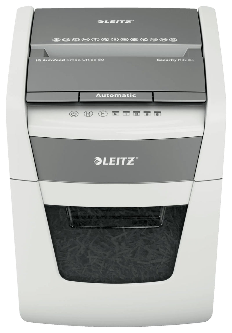 Paper Shredder Iq Auto + Peque a Office 50 P4 Autoalimentaci N White