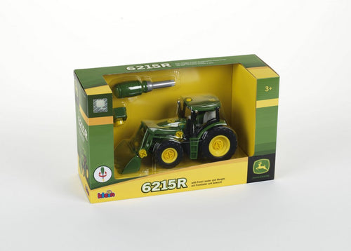Theo Klein Tractor John Deere With Charger Front And Weight Vehículo Toy — image 1