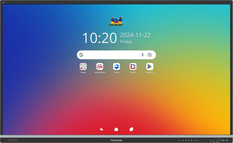 Viewsonic 163,8CM 64,5 (3840X2160) IFP6551-3C 16:9 4K TFT LCD 6,5MS HDMI DisplayPort USB-C USB LAN VESA Speake