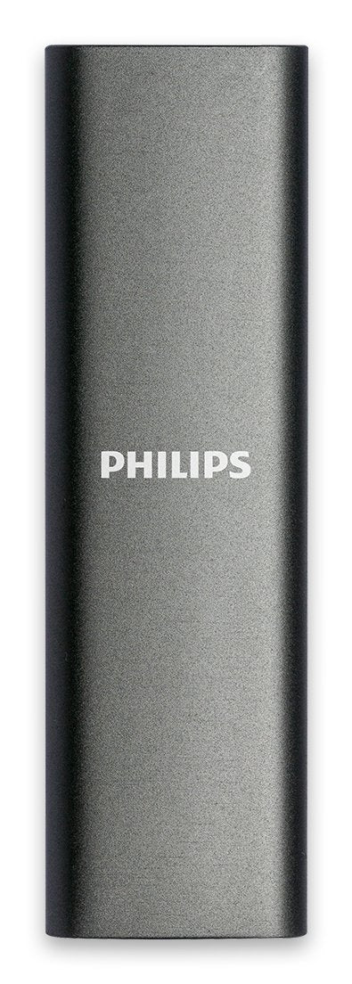 Philips Drive M.2 External 2TB USB-C/USB 3.0 540MB Ultra Slim Grey — image 1