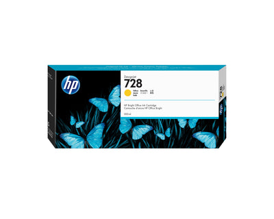 HP Genuine Ink 728 300-ML Yellow Designjet Ink Cartridge — image 1
