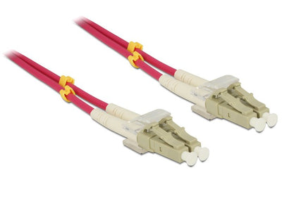 Delock Cable Fibre Optic Lwl Lc - Lc 3.00M Multimode Duplex OM4 — image 1