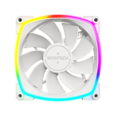 Montech Fan PC RX120 PWM 120X120X25 White 120MM RX120 PWM White