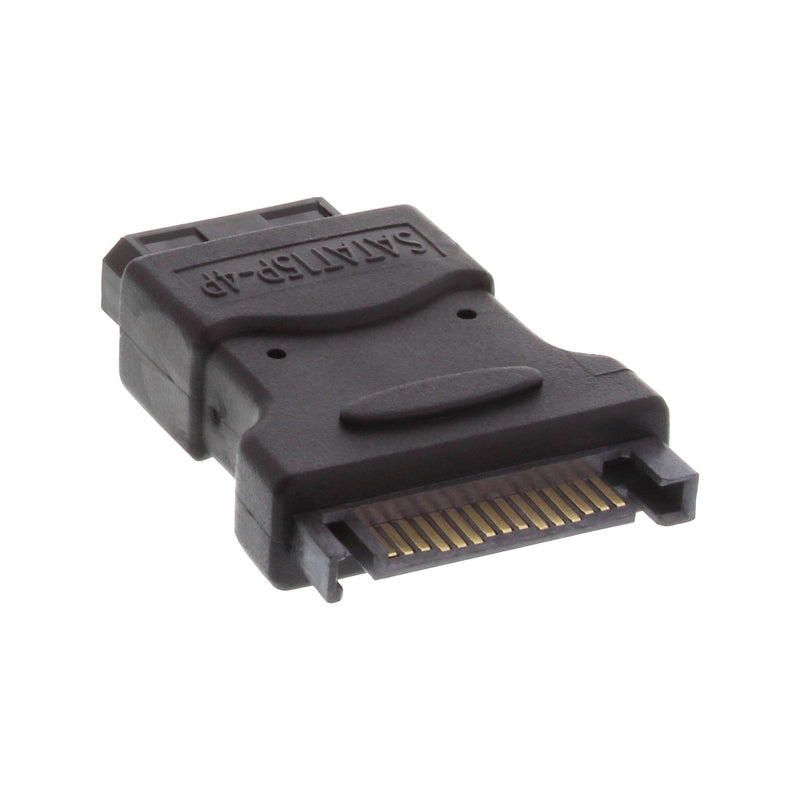 Inline Adapter Power SATA 1 Molex 4 Pines Male a 15 Pines SATA Female