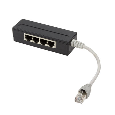 Logilink Splitter Divisor 4 Ports RJ45 0.15M Black MP0032 — image 1