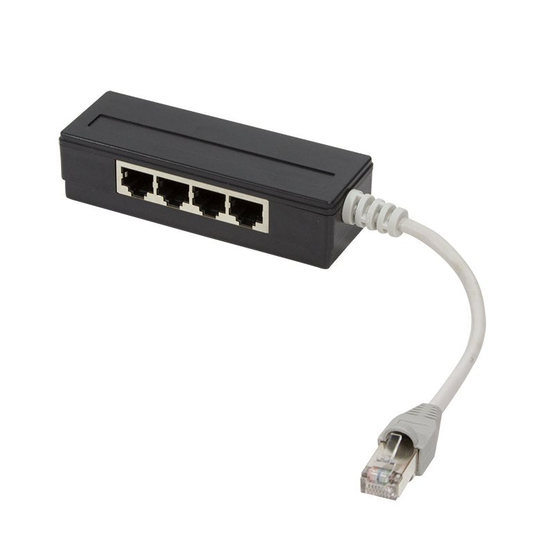 Logilink Splitter Divisor 4 Ports RJ45 0.15M Black MP0032