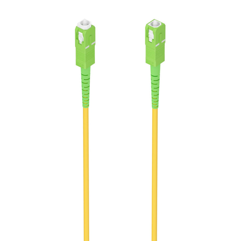 Aisens Cable Fibre Optic Latiguillo G657A2 3.0 9/125 Smf Simplex Cpr Dca Lszh, Sc/Apc-sc/Apc, Yellow 20M