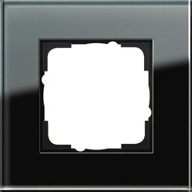 Gira 021105 Frame 1F Glass Black Esprit — image 1
