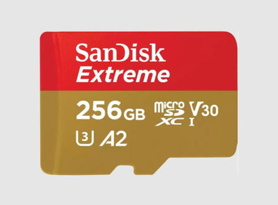 SanDisk Micro Sdxc Extreme 256GB 190/130MB/S A2 C10 V30 Uhs-i U3 SDSQXAV-256G-GN6MA — image 1
