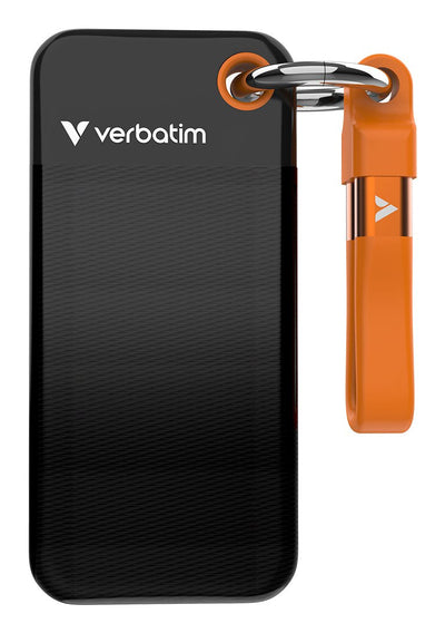 Verbatim Pocket SSD USB 3.2 2TB Black/Orange 32197 — image 1