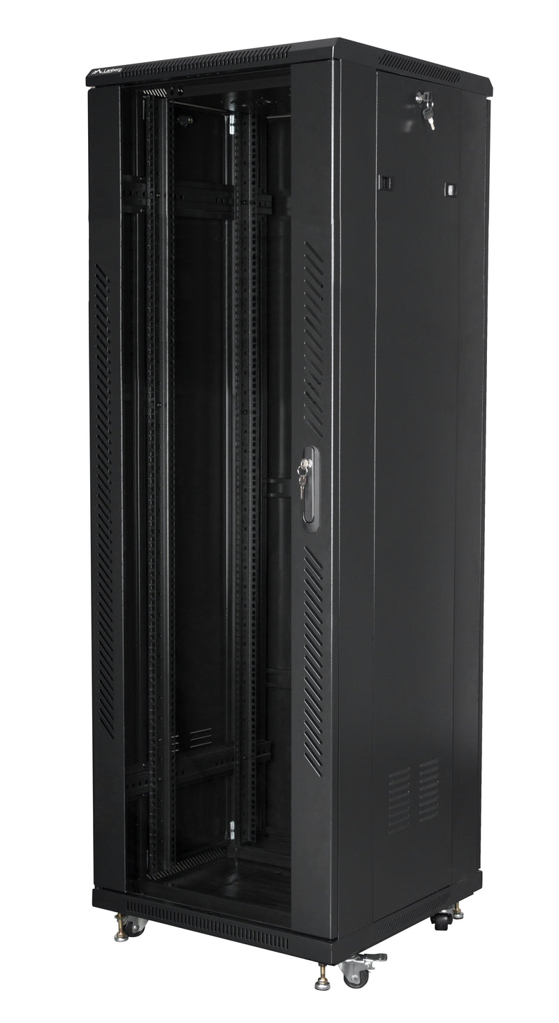 Lanberg Cabinet Rack FF01-6637-12B Black 19'/48.26CM 37U IP20 600X600X1833MM Up To 800KG Charging Accesorios A