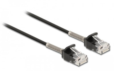Delock Cable 87018 Network Black 2M CAT.6A U/UTP (UTP) — image 1