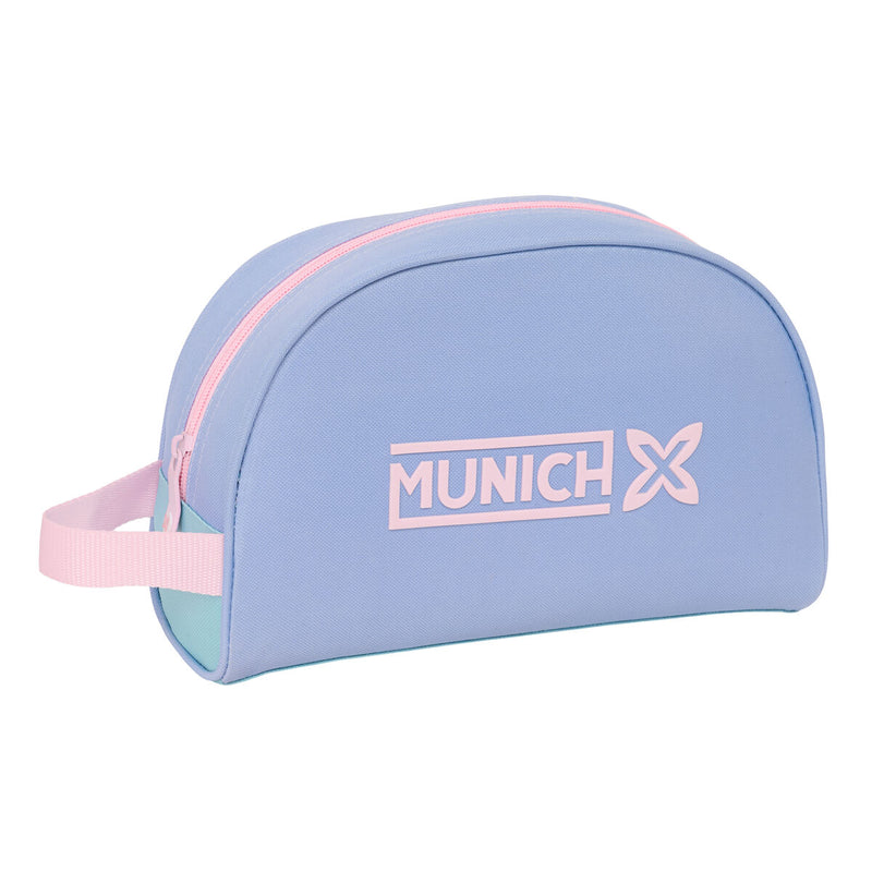 Travel Vanity Case Munich Mellow Blue Pink Sky blue 28 x 18 x 10 cm