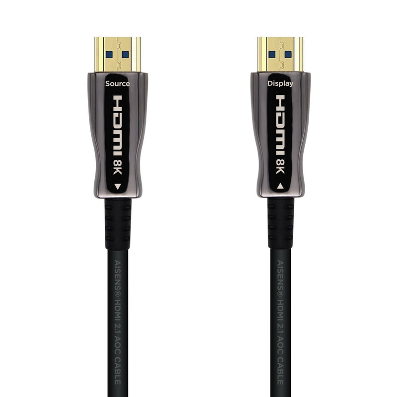Aisens HDMI Cable V2.1 Aoc (active Optical Cable Fibre Optic Ultra High Speed Uhs 8K@60HZ 4K@120HZ 4:4:4 48Gbp