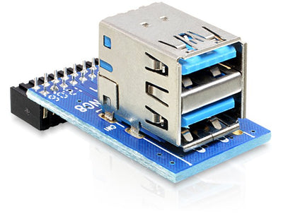Delock USB 3.0 Pin Header Female 2 X USB 3.0 Female — image 1