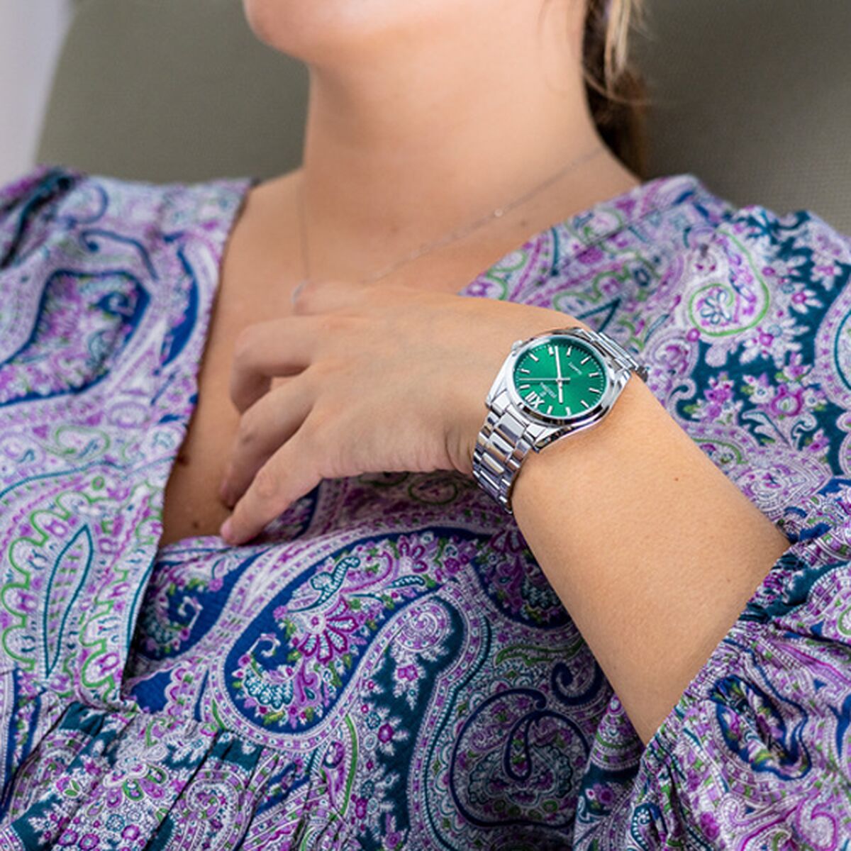 Festina Men's Watch Festina F20622/C Green Silver