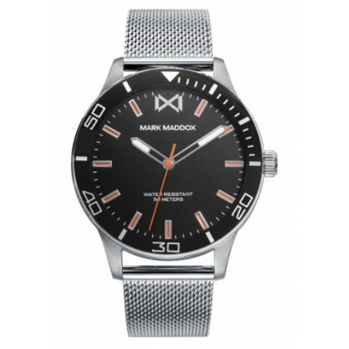 Mark Maddox Men's Watch Mark Maddox Hm7146-57 Black Silver (Ø 40 Mm)