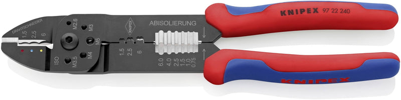 Pliers Entallar Terminals 240X62X25MM 9722240SB Knipex