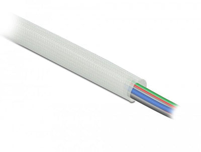 Delock Hose Trenzada Fibre Vidreo 10M X 4MM White — image 1