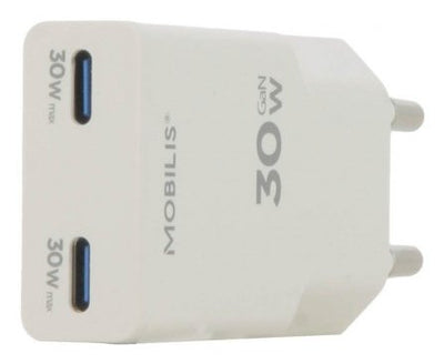 Mobilis 020026 Charger Dispositivo Mobile Phone Universal White Power Alterna Charging Fast Indoor — image 1