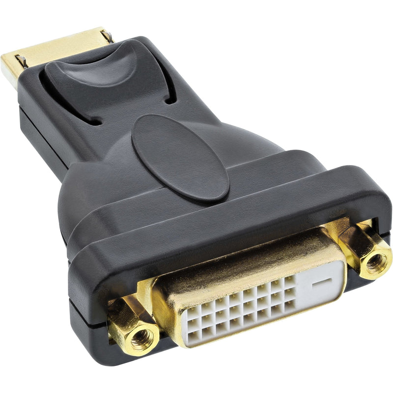 Inline Adapter DisplayPort Male a DVI-d 24 + 1 Female Black