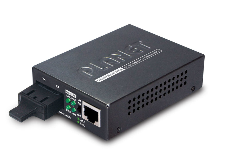 Planet GT-802S Convertidor Medio 1000 Mbit/S 1310 Nm