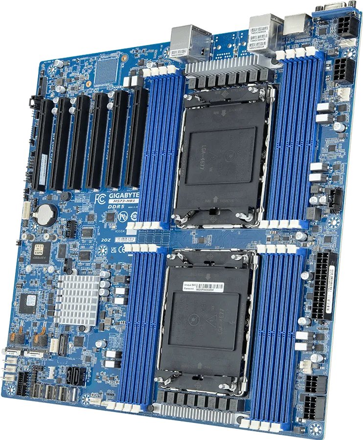 Motherboard Gigabyte MS73-HB1 Dual Intel Xeon 5TH 4TH Gen Mainboard 9MS73HB1MR-000