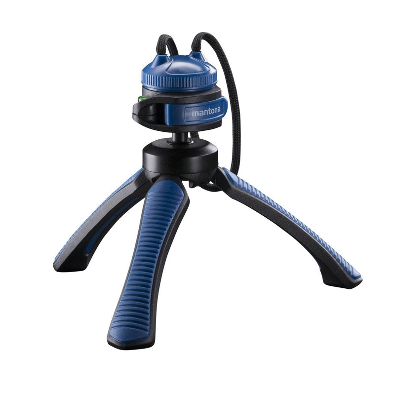 Mantona 21405 Tripod Smartphone/Camera Digital Black Blue