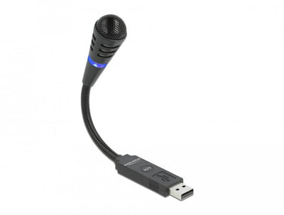Delock Microphone USB Cuello Cisne Black 66499 — image 1
