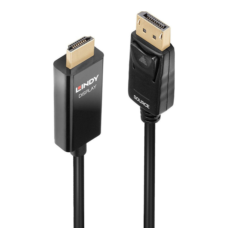 Lindy 40927 Adapter Cable Vídeo 3M DisplayPort HDMI Type a Standard Black