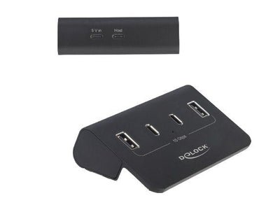 Delock Hub USB 10Gbps With 2 USB-C And 2 USB-A Ports — image 1
