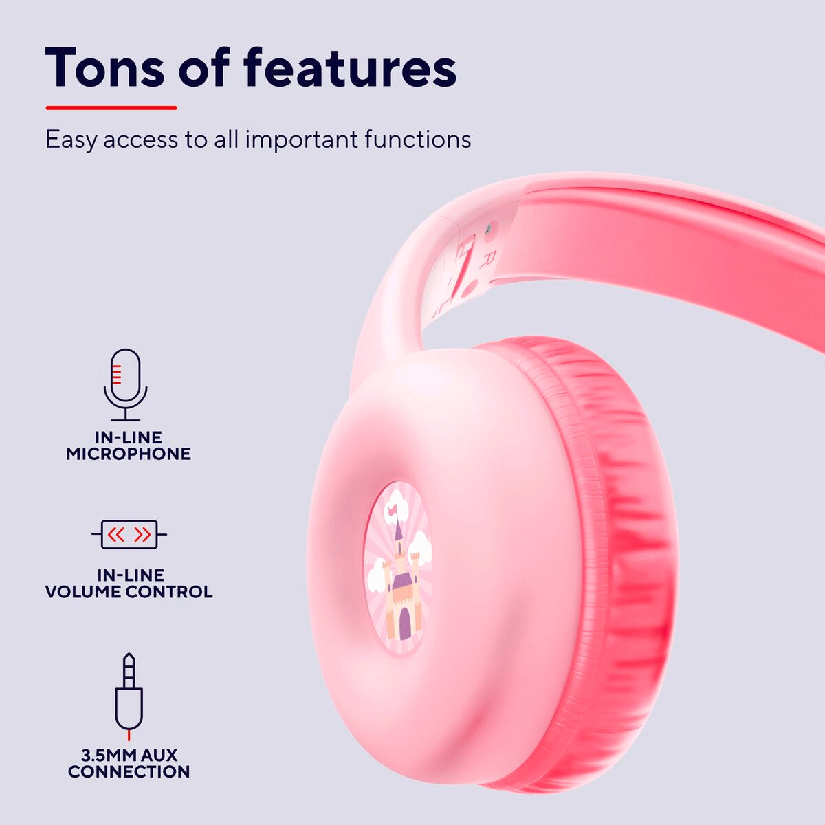 Trust Headphones Trust 25277 Pink