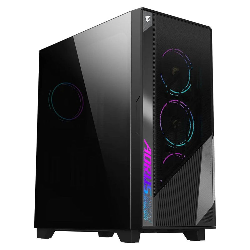 Gigabyte PC Case GB-AC500G, Black Panel Side Glass Tempered