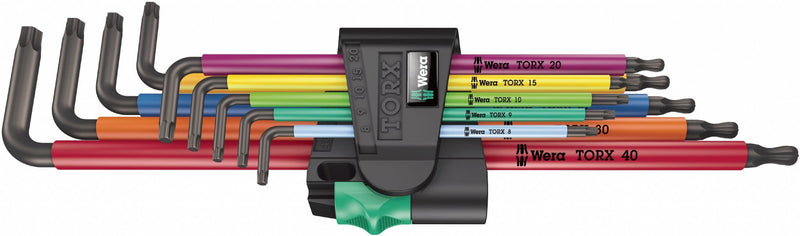 Wera 967/9 Tx XL Multicolour 1 Angle Wrench Set