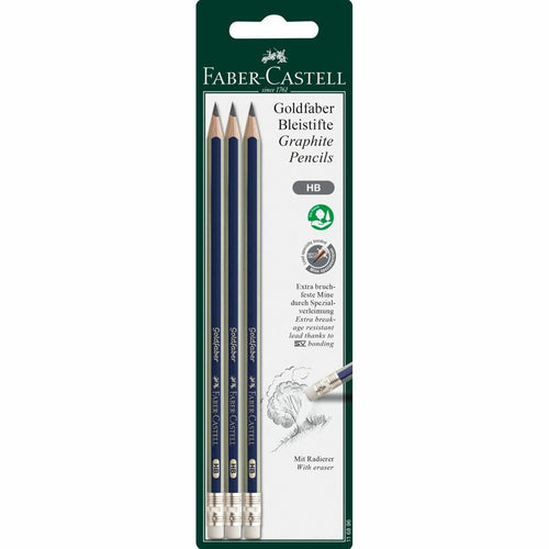 Faber-castell Pencil Goldfaber G-tip Hb 3X Bk — image 1