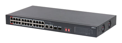 Switch Dahua S3226-24ET-375 Switch Type Unmanaged Rack Mounting Yes 24XRJ-45 Ports RJ-45 Ports Type Fast Ether — image 1