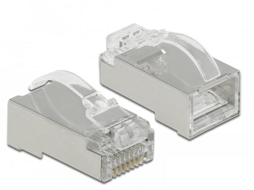 Delock 86474 RJ45 Prensado + Corte + Curva Male CAT.6 STP 20 Pieces — image 1