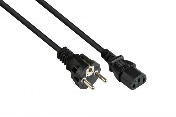 Good Connections Contact Protección-conector Male An C13 Black 5M