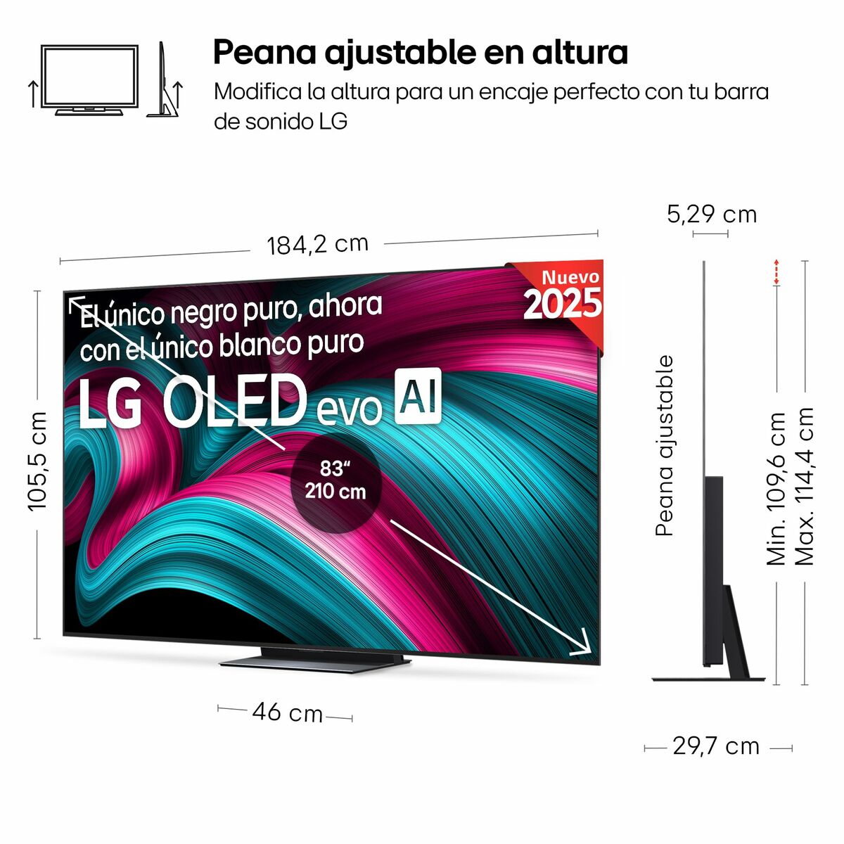 Lg Smart Tv Lg Oled83C54La 4K Ultra Hd 83" Hdr Oled