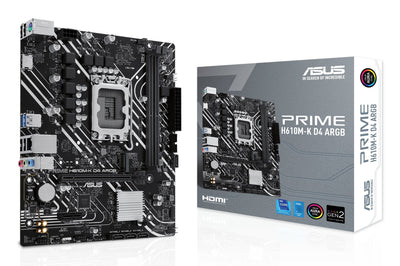 ASUS Prime H610M-K D4 ARGB Intel H610 Lga 1700 microATX — image 1