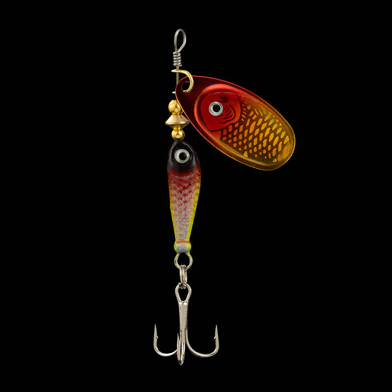 Rotating Sequins Hand-cranking Piece Composite Simulation Lure Lure
