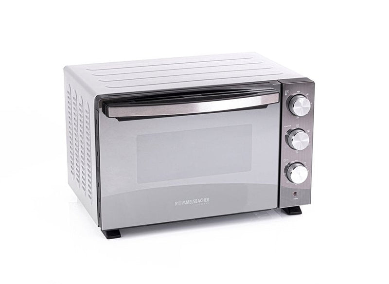 Rommelsbacher Horno Bgs 1500 Eléctrico 30 L 1500W Black Silver Mini Horno Silver/Black Small Horno Eléctrico,