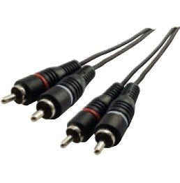 Schwaiger CIK5450 Cable Audio 5M 2 X Rca Black — image 1