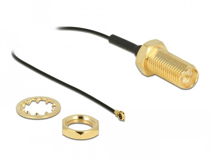 Delock Cable Antenna Rp-sma Female Am Einbau a Mhf® 4 Male 0.81 35CM