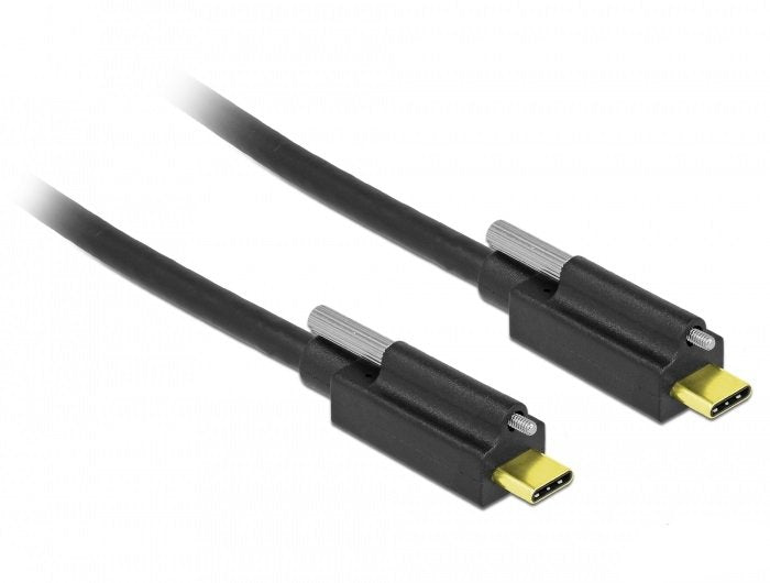 Delock Cable 84138 USB 2M USB 3.2 Gen 2 (3.1 Gen 2) USB C Black