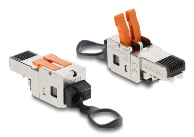 RJ45 Connector Male With Klemmverschluss 2 Pin + - Without Tools - Composite Power Connector — image 1