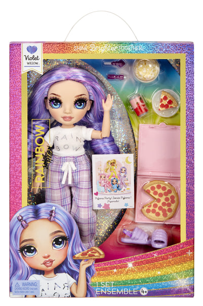 Mga Entertainment Muñeca Rainbow High Junior High Pj Party - Violet (purple), 503705-EUC — image 1