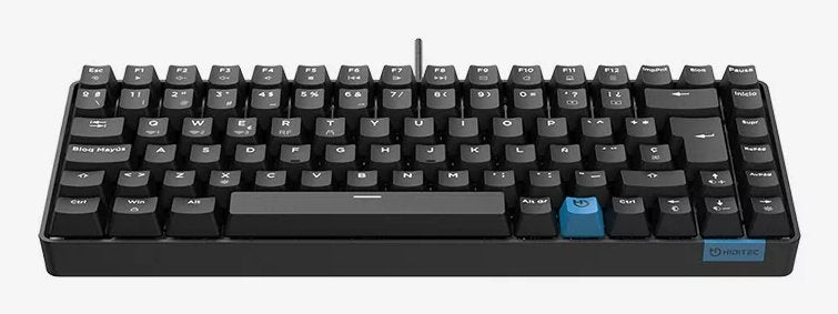 Hiditec Keyboard Gaming Mecánico Wireless GM1K Hot-swap Switch Gateron Brown
