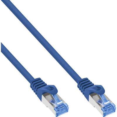 Inline® Patch Cable CAT.6A, S/FTP, Tpe (lszh), Cca, Blue, 0.5M — image 1