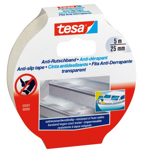 Tesa Tape Non-slip 5M 25MM Transparent
